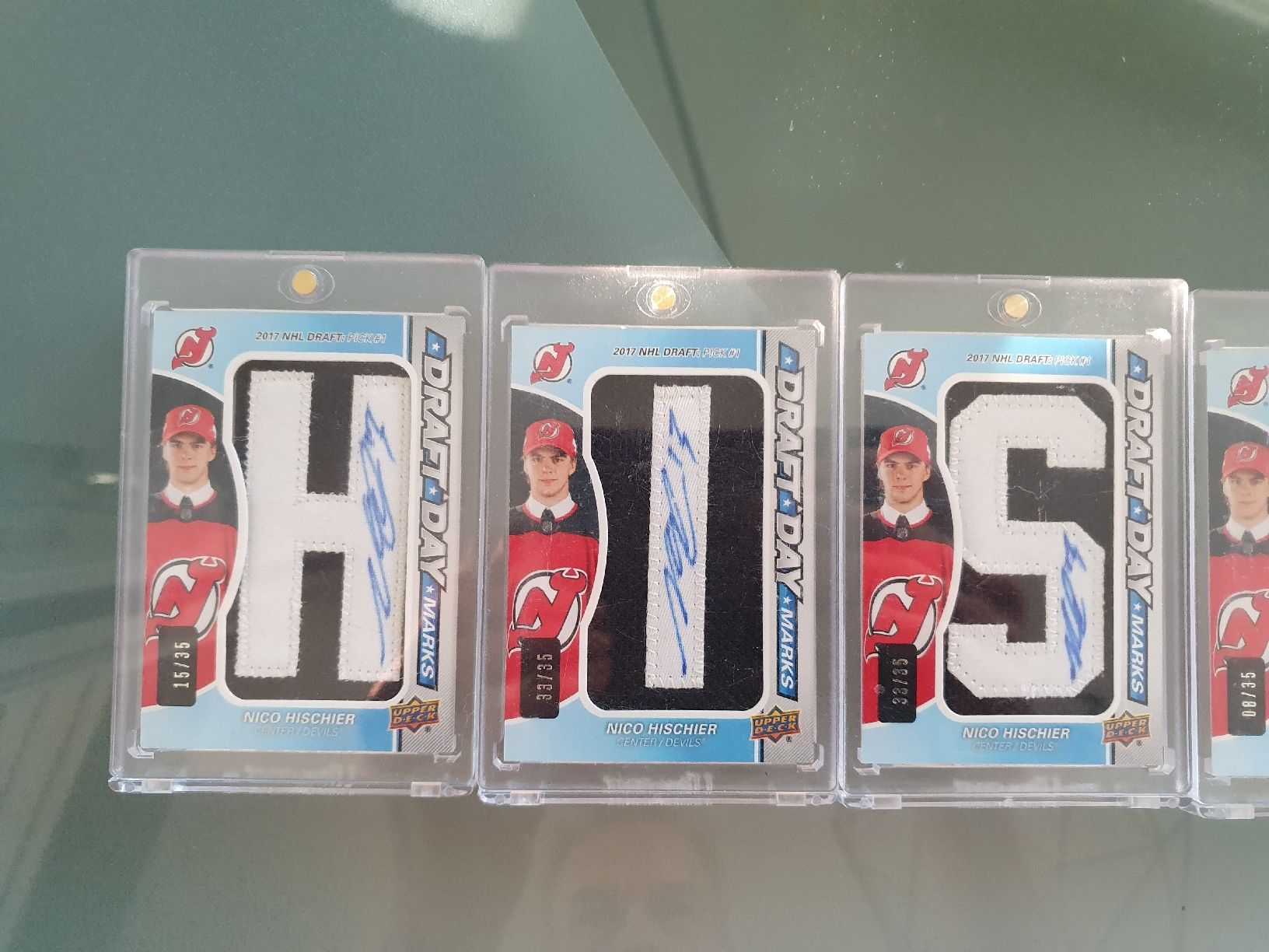 NHL Sammelbilder & Trading cards: Nhl Karten von Nico Hischier – Gebraucht aus Büren an der Aare von Trash4 1