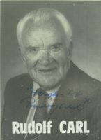 Rudolf Carl (1899-1987) Schauspieler - Autogramm