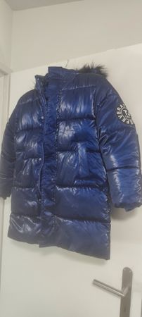 Doudoune bleue TJ Generation avec capuche état correct