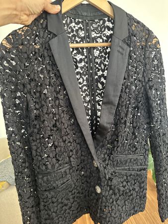 The Kooples Spitzen- Blazer Schwarz ( Gr34/36 - XS/S