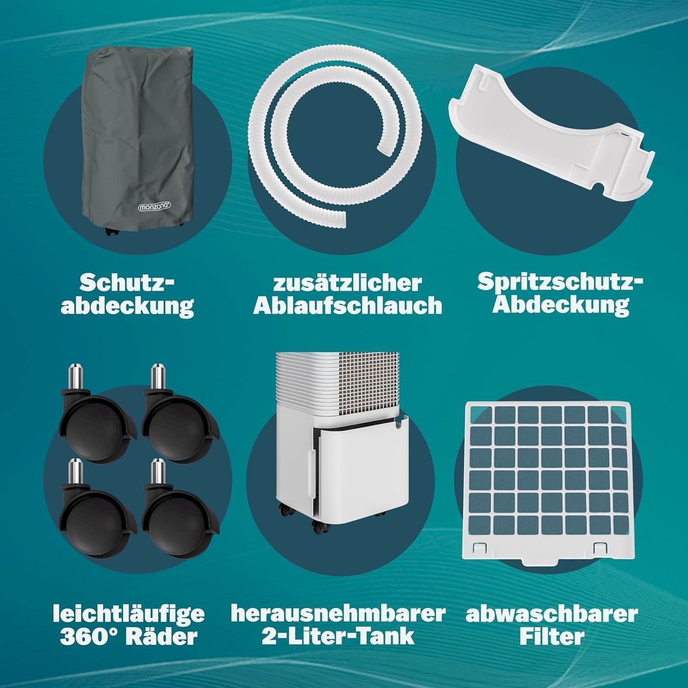 Luftentfeuchter: MONZANA Luftentfeuchter 12L – Neu und originalverpackt aus Bottighofen von zaap 8