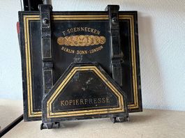 Sonnecken Kopierpresse