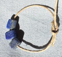 Lapis     Lapislazuli echte Steine  gross gelocht   natur