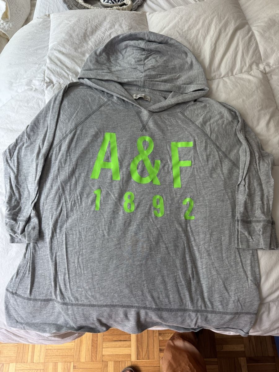 Abercrombie Pullover & Sweatshirts: Pull Abercrombie & Fitch gris, idéal pour le printemps! – Gebraucht aus Genève von lejardindesvetements