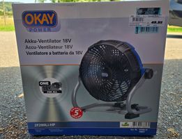 Akku-Ventilator 18V Neu und OVP