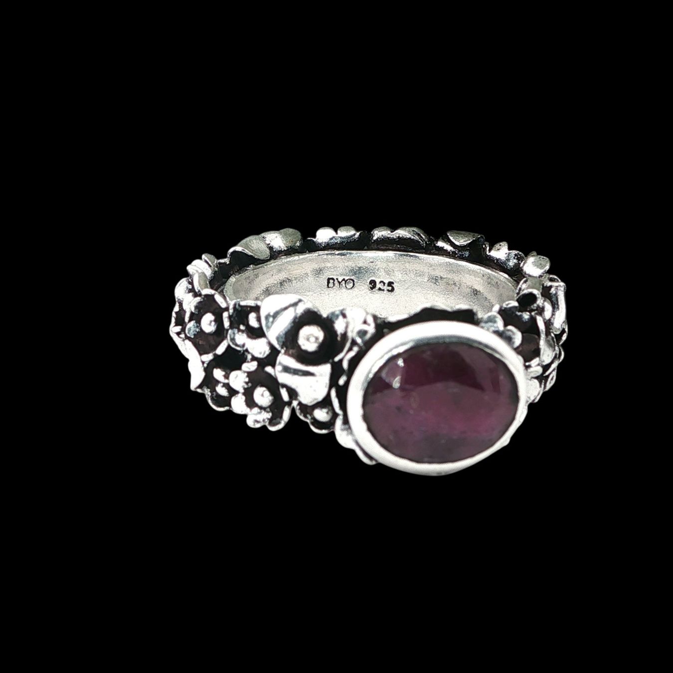 Olga Ribler Anelli: Unikate Silber Ring 925 mit Rubin Grösse 60 – Nuovo (secondo la descrizione) da Luzern venduto da Schmuckoutlet 1
