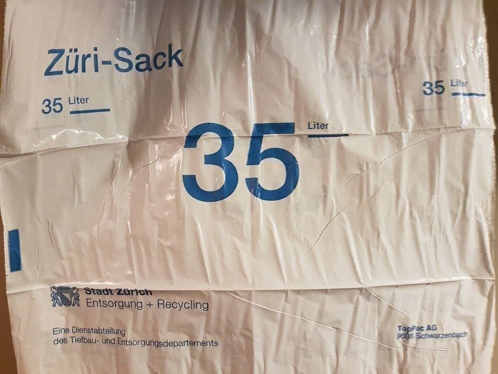 Cestini per rifiuti: Gebührenabfallsäcke Zürich – Nuovo (secondo la descrizione) da Zürich venduto da Avd 2