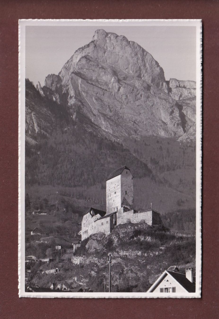 Cartoline postali: Schloss SARGANS - Gonzen – Usato da Pully venduto da nicecards