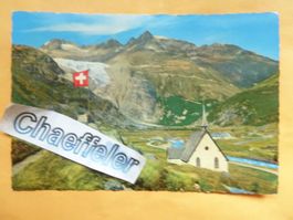 Von Gletsch aus mit Furkastrasse und