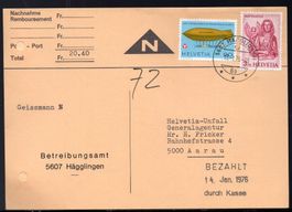 Hägglingen, 13.1.76  Nachnahme