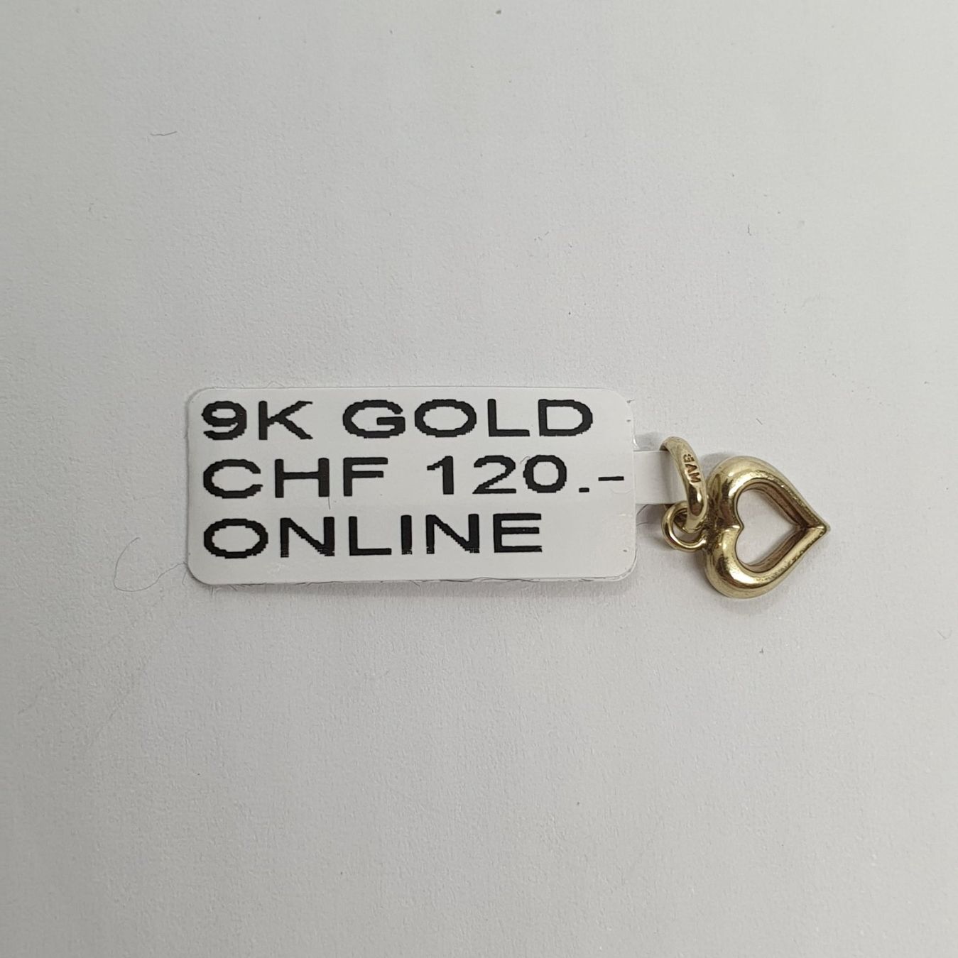 Anhänger: Echt 9K Gold - Herz Anhänger – Gebraucht aus Luzern von Goldhaus-Luzern 1