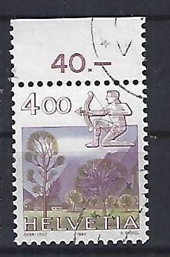 Tutti i francobolli: 1982/86 - Tierkreiszeichen, Schütze, Kt. Glarus – Usato da Schaffhausen venduto da poststamp