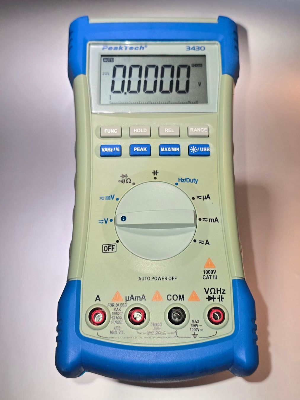 Mesurer: Multimeter Peaktech 3430, neu, komplett, NP 130.- – Neuf (Voir description) à Azmoos par johanoes