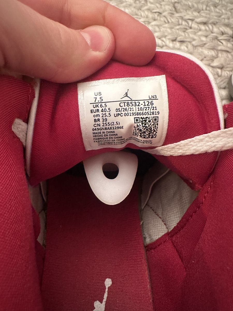 Jordan Scarpe da uomo: Jordan 3 Retro Cardinal, Gr. 40.5 – Usato da Willisau venduto da Fredy_08 4