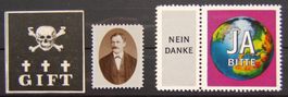 3 VIGNETTEN / REKLAMEMARKEN CINDERELLA