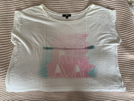 T-shirt blanc fluide