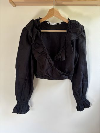 100% linen female blouse & other stories 