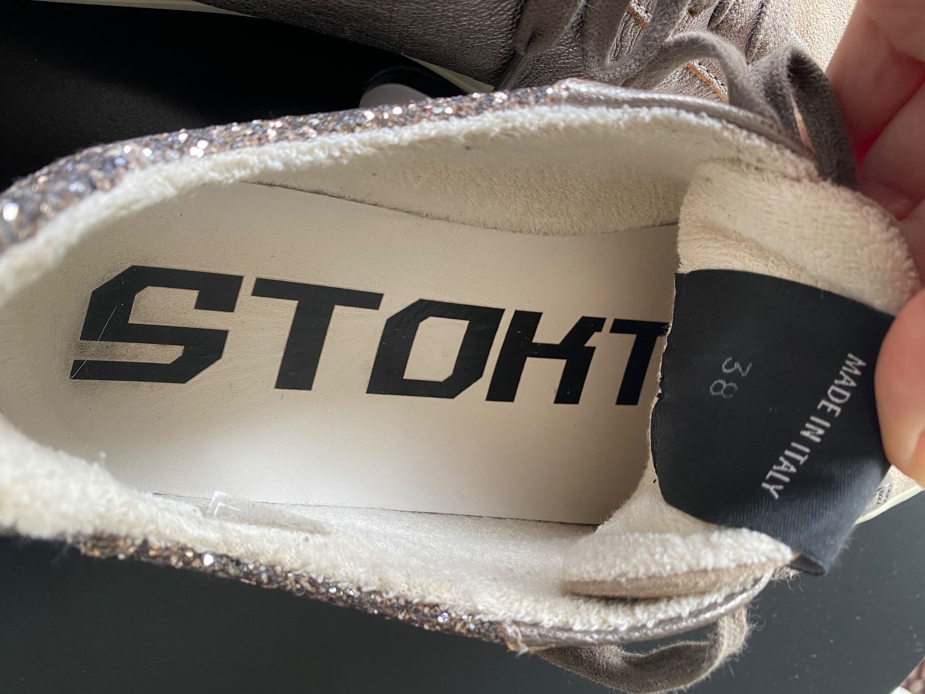 Damenschuhe: STOKTON Italy - Leder Sneaker Gr. 38 – Gebraucht aus Besazio von lionheart63 3