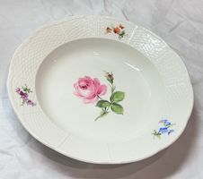 Antike Meissen Porzellan Suppenteller II.Wahl, ca.1815-1835