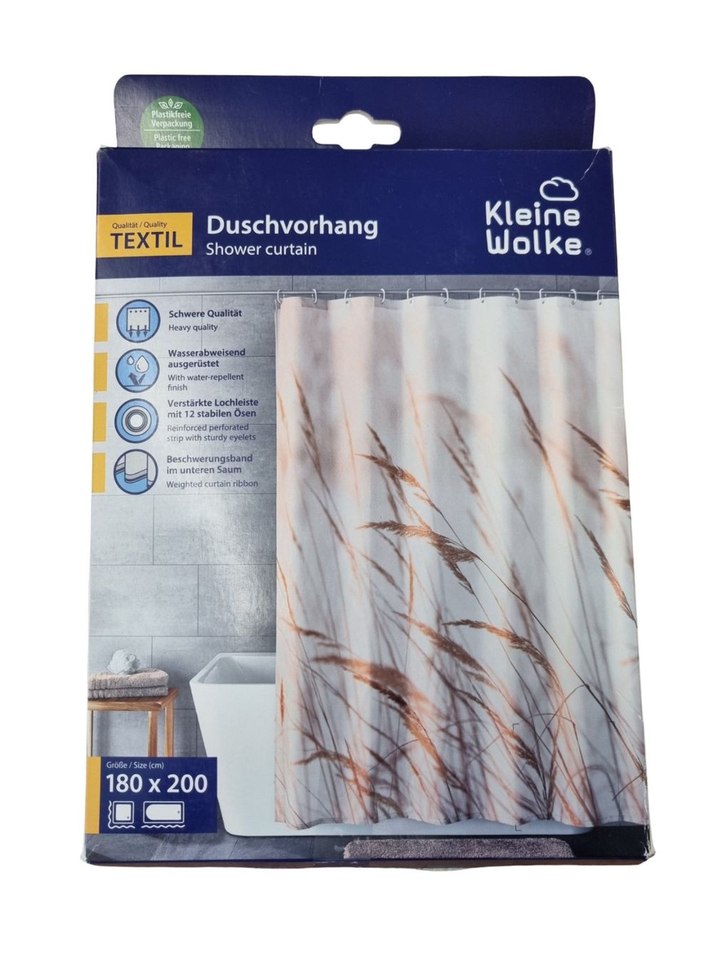 Tende: KLEINE WOLKE Duschvorhang – Nuovo (secondo la descrizione) da Wangen b. Olten venduto da Restwert_Wangen