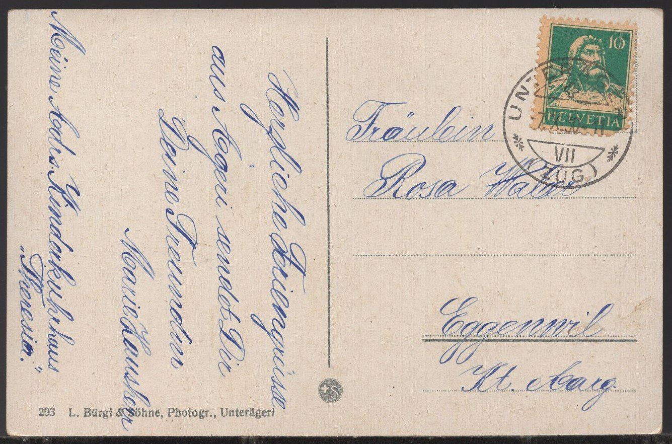 Cartes postales: Morgartendenkmal  1930 – D'occasion à Aarau par kufi44 1