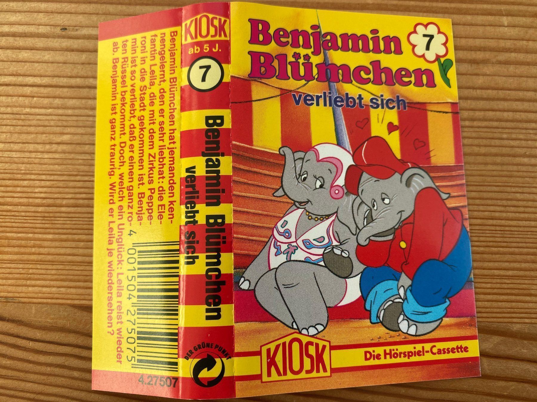 Musicassette: Kassette – Benjamin Blumchen (7) – Usato da St.Gallen venduto da kingsamas 3
