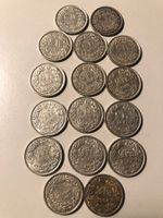 Lot mit 16 Stk. 50 Rp. 1957 - 1964