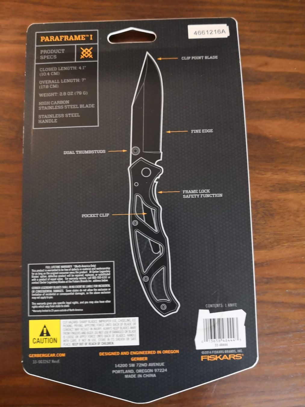 Gerber Coltelli tascabile: Gerber Paraframe I Klappmesser Neu & OVP – Nuovo e nell'imballaggio originale da Kerns venduto da Maertu1 3