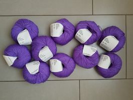 Merino Wolle 90% Merino 10% Polyester 10 Knäuel