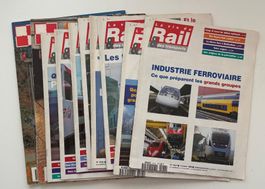 Lot de 10 magazines ferroviaire
