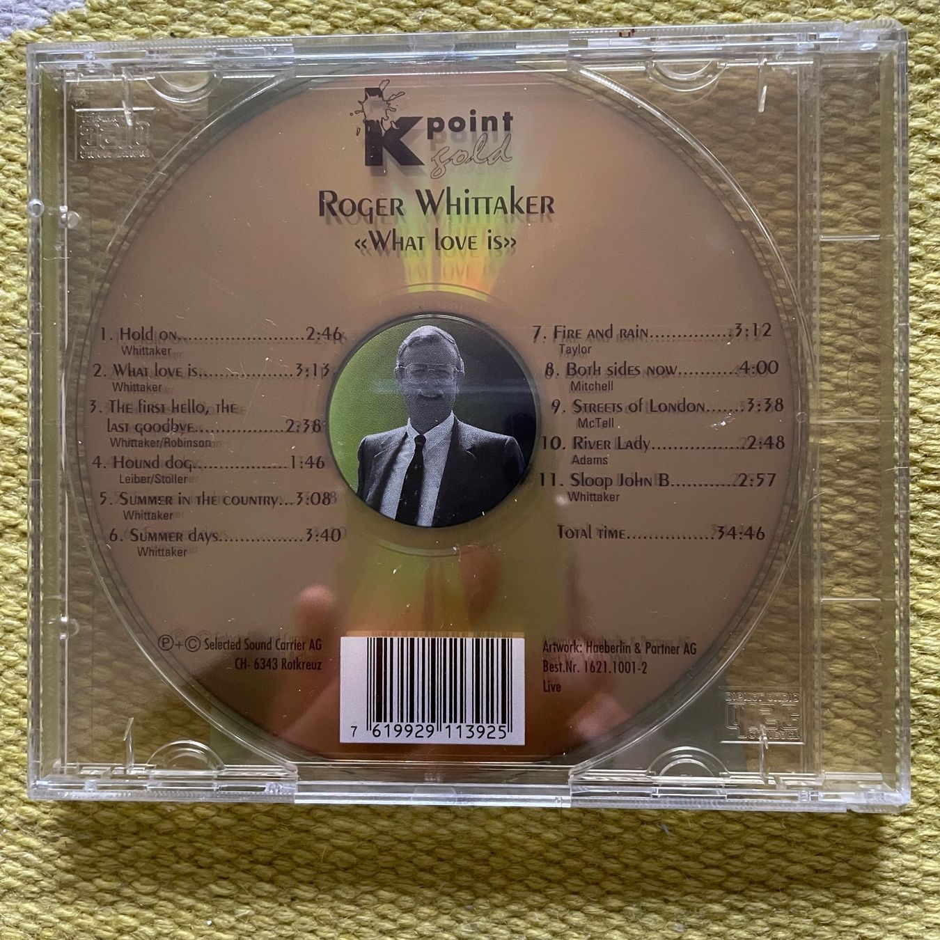CD: ROGER WHITTAKER-WHAT LOVE IS – Usato da Rorschacherberg venduto da CD-Roli 2