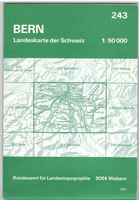Landkarte Bern 1981