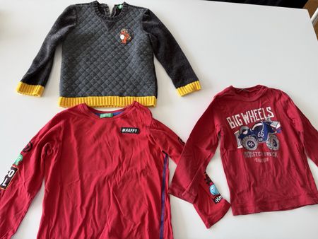 Benetton Langarmshirts Pullover Grösse 98 Set