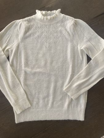 Pull Camaïeu écru M