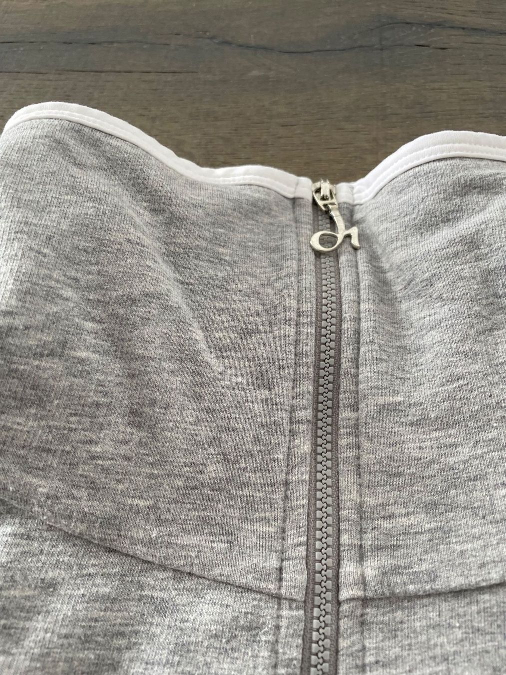 Jacken: Deha Sweatjacke Grau/weiss Grösse L – Gebraucht aus Speicher von Alindra 1