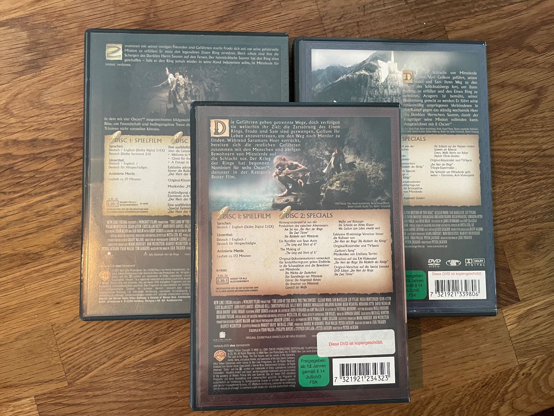 Tutti i DVDs: Herr der Ringe DVD Trilogie – Usato da Bülach venduto da bjoernbenny 4
