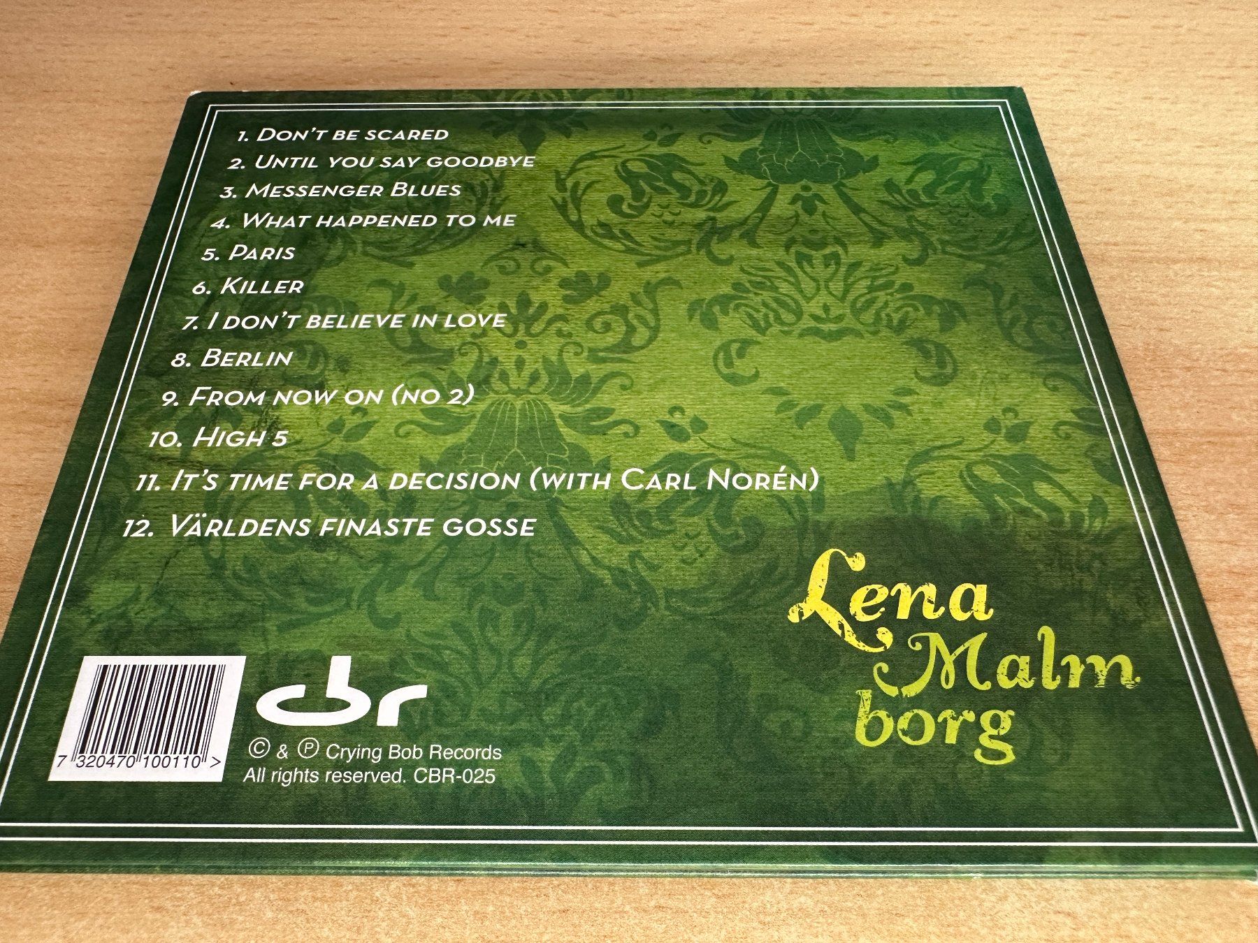 CD: Lena Malmborg - Paris to Berlin – Usato da Rikon im Tösstal venduto da Alpenmutz 1