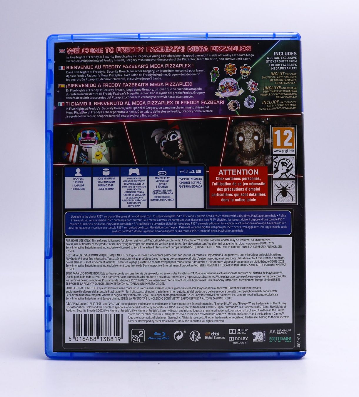 Spiele: Five Nights at Freddy's Security Breach - PS4 – Gebraucht aus Paudex von dindeboy 2