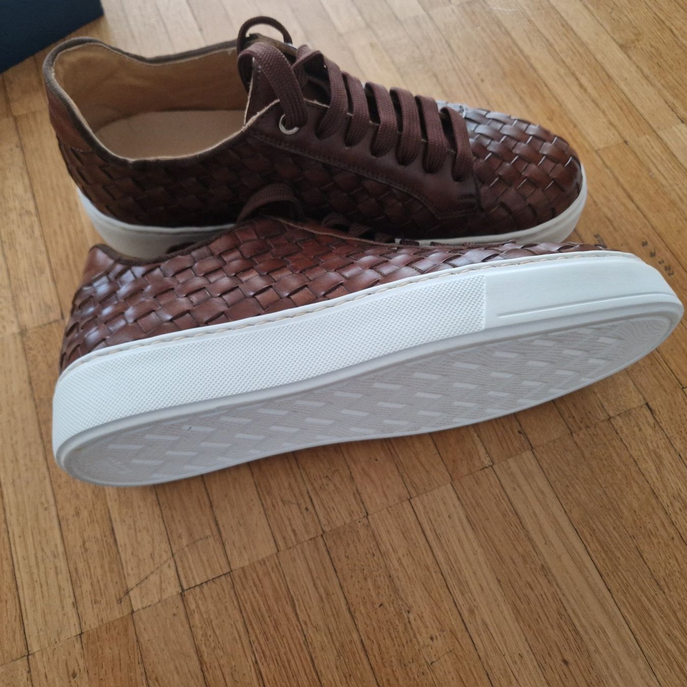 Scarpe da uomo: Sneaker Braun Leder von Exton – Nuovo e nell'imballaggio originale da Luzern venduto da real014 2