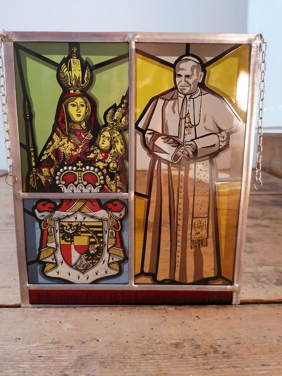Fensterbild Papst II Besuch Liechtenstein | Kaufen auf Ricardo
