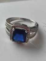 Bague Argent 925 avec des zircons cubiques