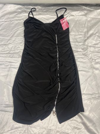Minikleid schwarz Figurbetont Stretch Gr S NEU