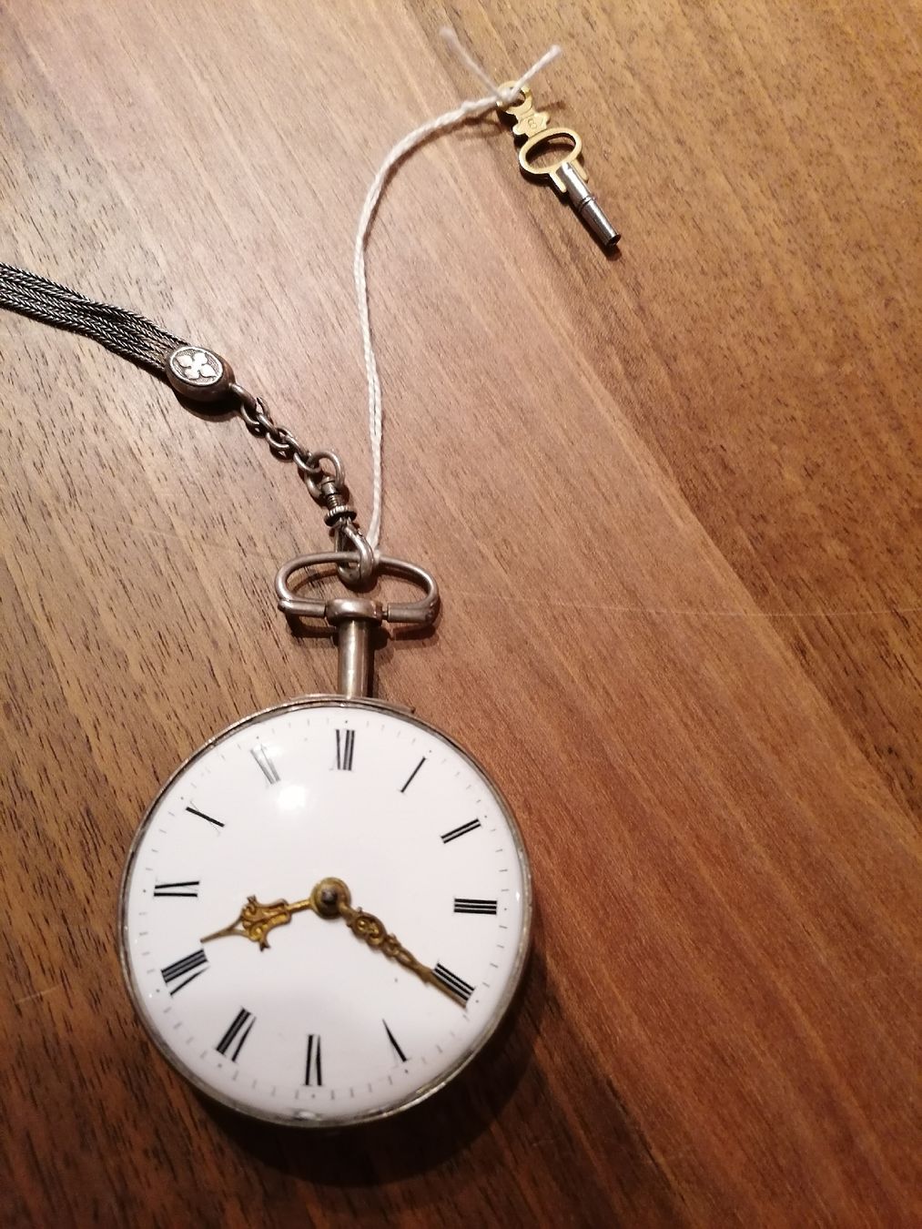 Orologi: Antike Taschenuhr mit Kette – Usato da Altendorf venduto da knu_86m6 1