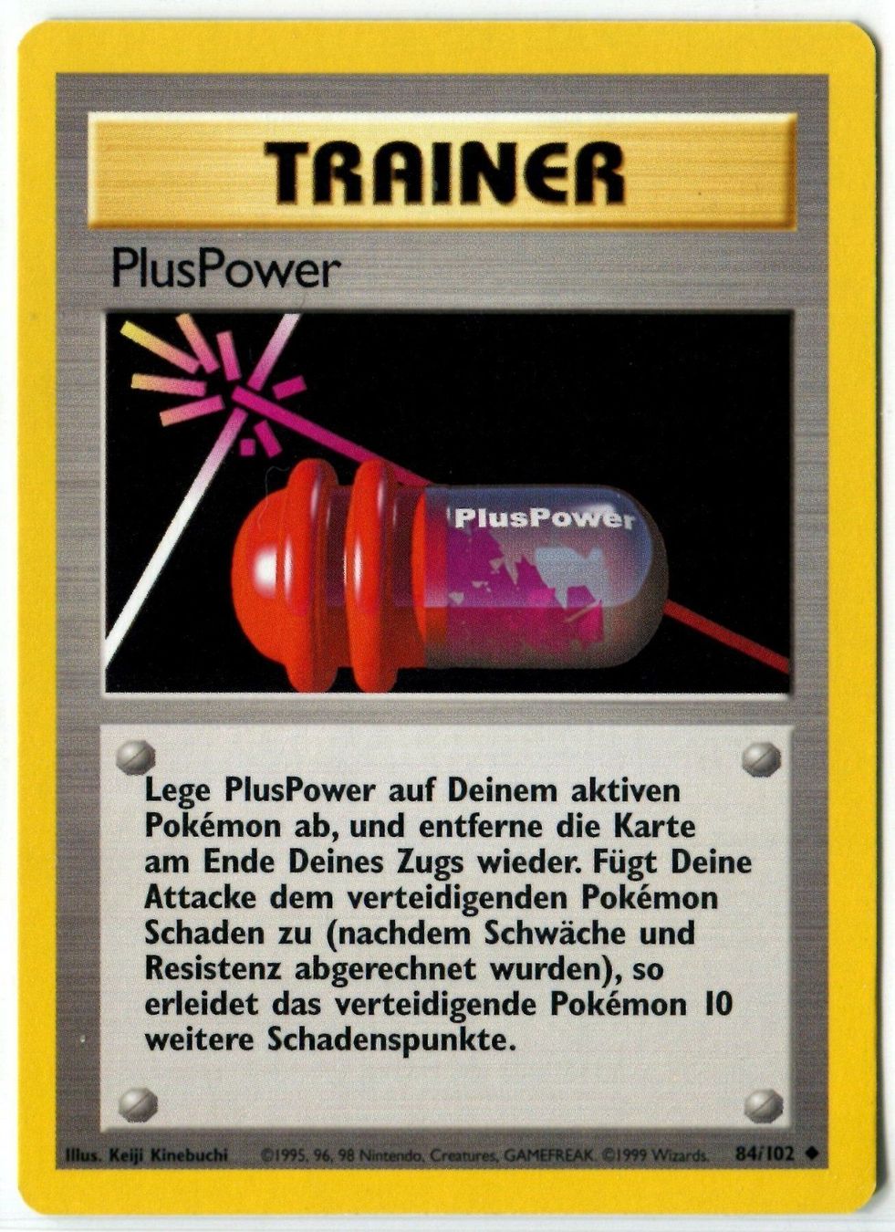 Pokémon Carte collezionabili: PlusPower Basis Set 84/102 Deutsch – Nuovo (secondo la descrizione) da Dornach venduto da Deco89