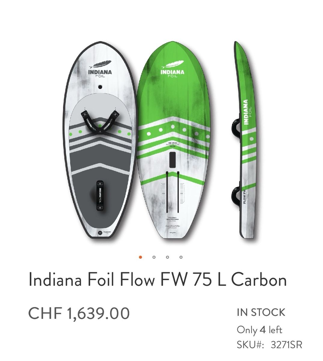 Indiana Surfboards & Schwimmbrette: Wingfoilboard 75 L – Gebraucht aus Arosa von Mirkoles 1