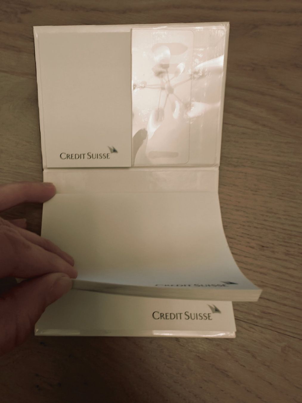 Schreibblöcke: Unikat! Credit Suisse Notepad Memorabilia – Gebraucht aus Zürich von ElizavetaT 1
