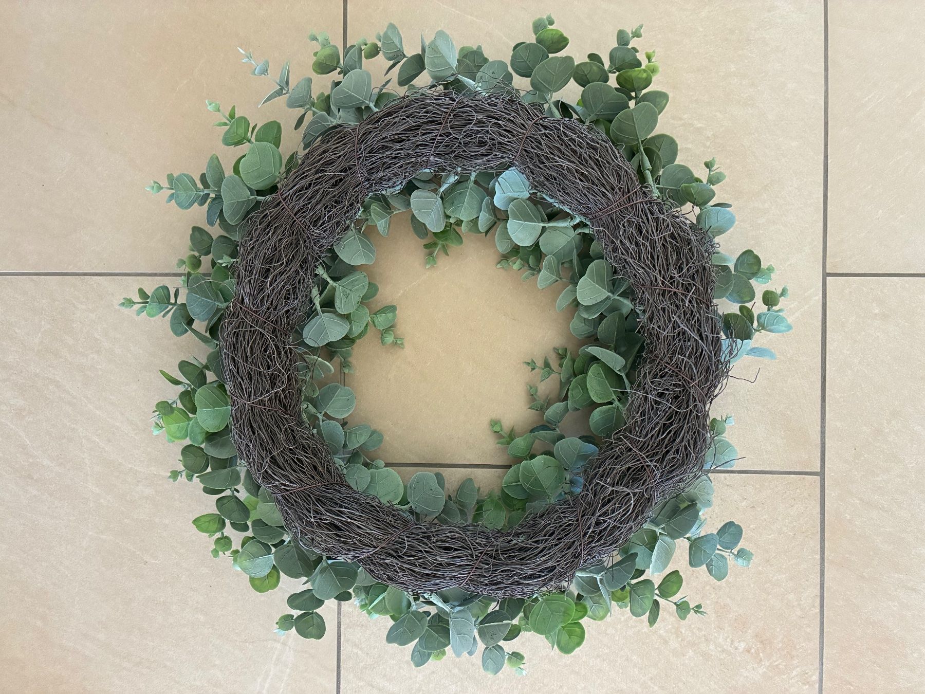 Tutte le decorazioni: Eucalyptus- Kranz künstlich 50cm – Usato da Frick venduto da sandra037 5