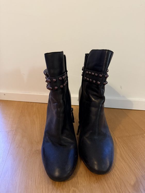 Chaussures femmes: Black Ankle Boots with Block Heel Gr. 40 – D'occasion à Zürich par anj_wz6g 1