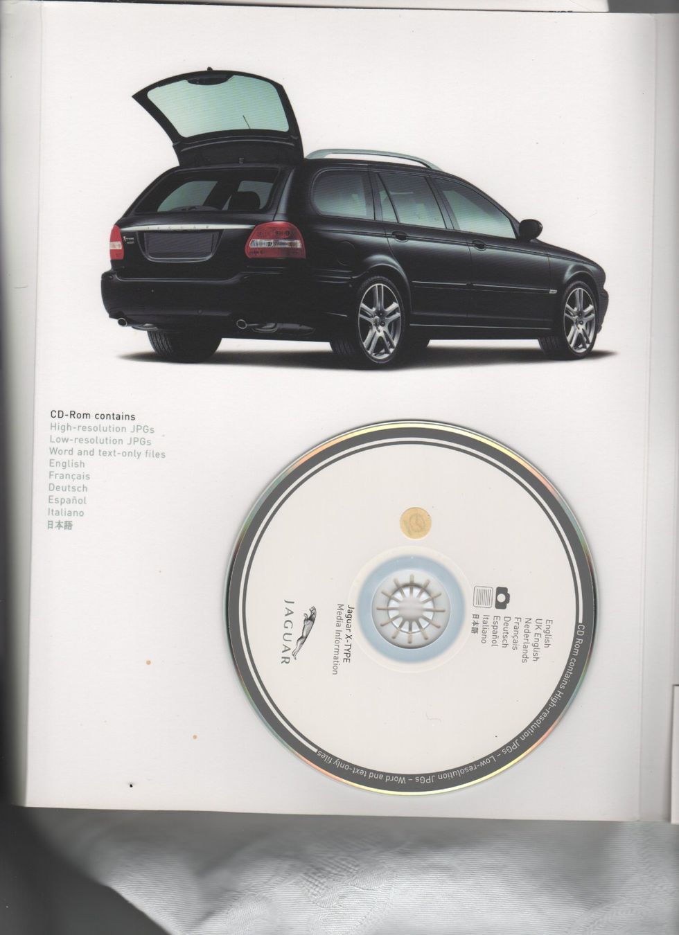 Jaguar Documenti: Pressemappe Jaguar X-Type – Usato da Corminboeuf venduto da corbay 1