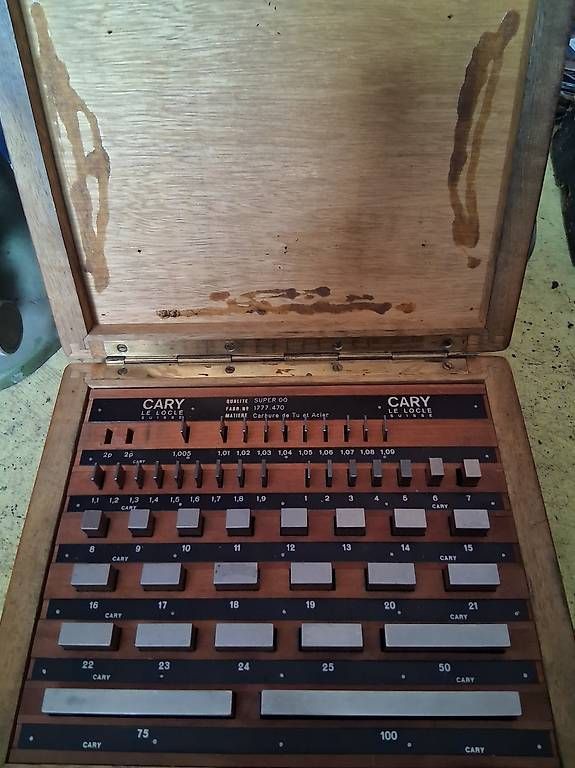 Misurare: Jeu de cales étalon CARY  – Usato da Le Locle venduto da los_ws58 1